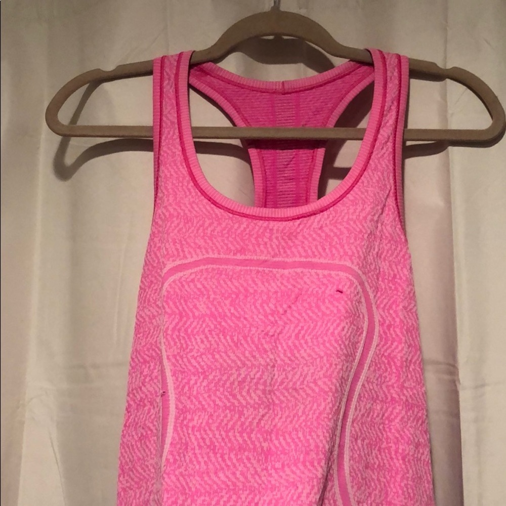 LULULEMON NEON PINK SWIFTLY TANK TOP